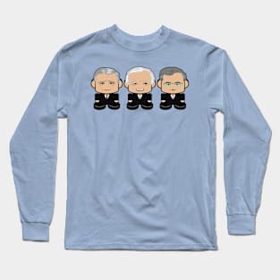 Bushes: Greater Together Politico'bot Toy Robots Long Sleeve T-Shirt